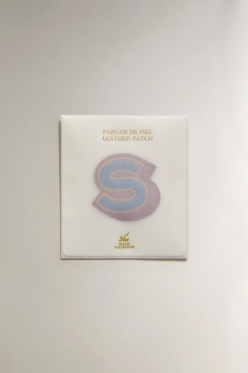 LEATHER LETTER S PATCH