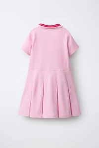 PIQUÉ POLO COLLAR DRESS