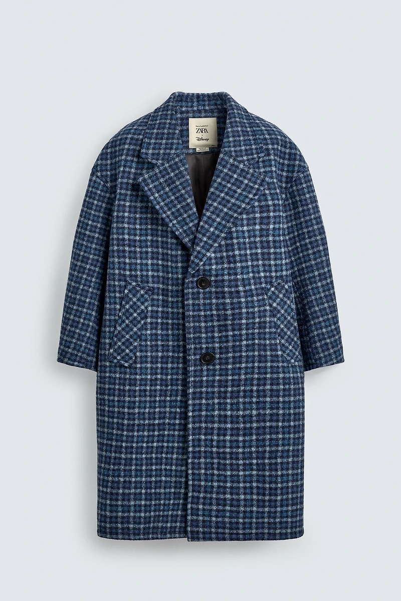 OVERSIZE CHECK COAT HARRY LAMBERT FOR ZARA X DISNEY