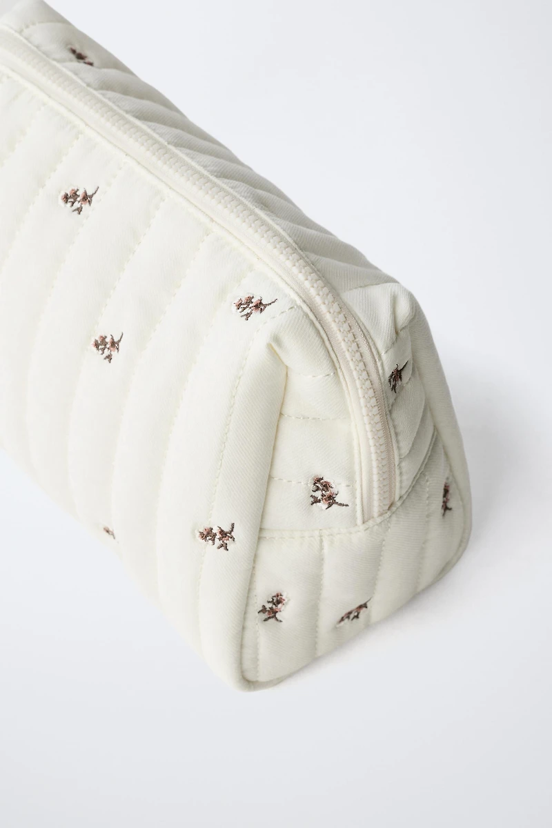 FLORAL TOILETRY BAG