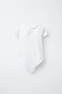 POLYAMIDE KNOTTED CUT OUT BODYSUIT
