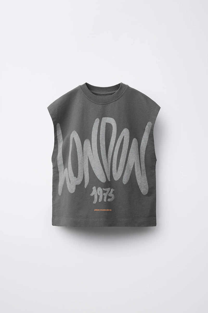 T-SHIRT À IMPRIMÉ GRAFFITI