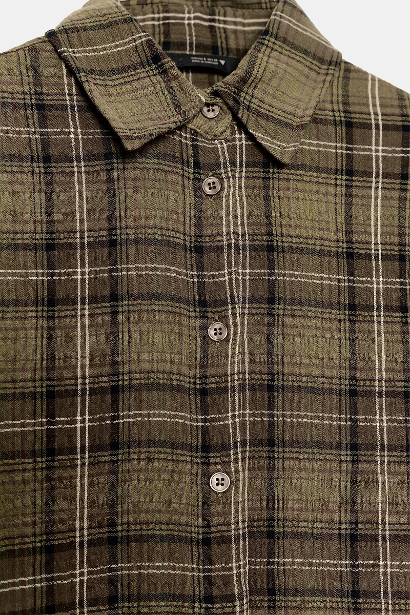 OVERSIZED PLAID SHIRT