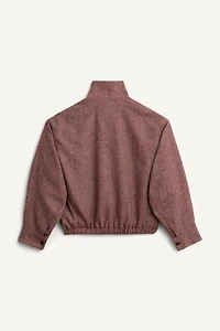 BLOUSON À CHEVRONS EN LAINE ÉDITION LIMITÉE