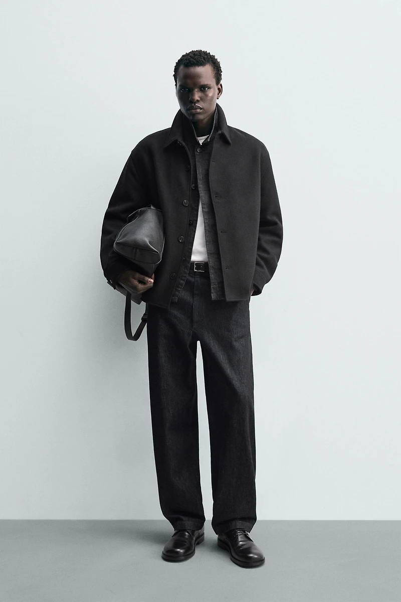 WOOL BLEND OVERSHIRT