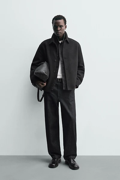 WOOL BLEND OVERSHIRT