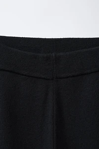 WIDE LEG KNIT PANTS