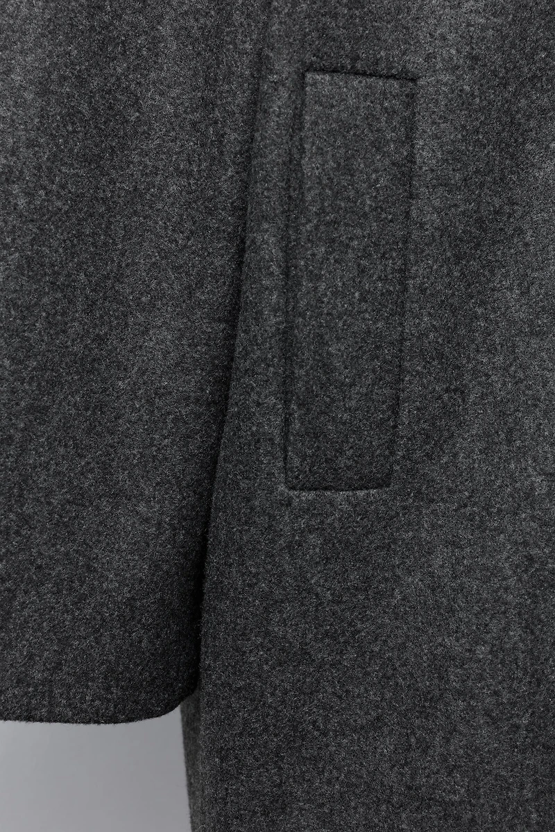 LONG COAT WITH REMOVABLE HOODIE