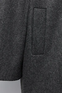 LONG COAT WITH REMOVABLE HOODIE