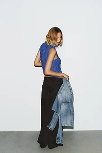 GILET EN MAILLE STRUCTURÉ