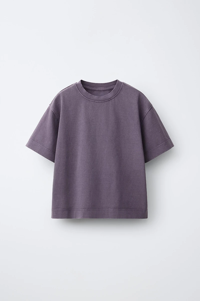 HEAVY WEIGHT WASHED EFFECT T-SHIRT