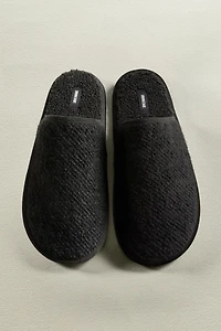 CHAUSSON CHAUD SEMELLE CUIR
