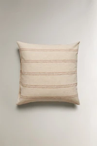DYED THREAD STRIPED PILLOWCASE