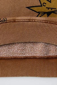 STAR PRINT SWEATSHIRT