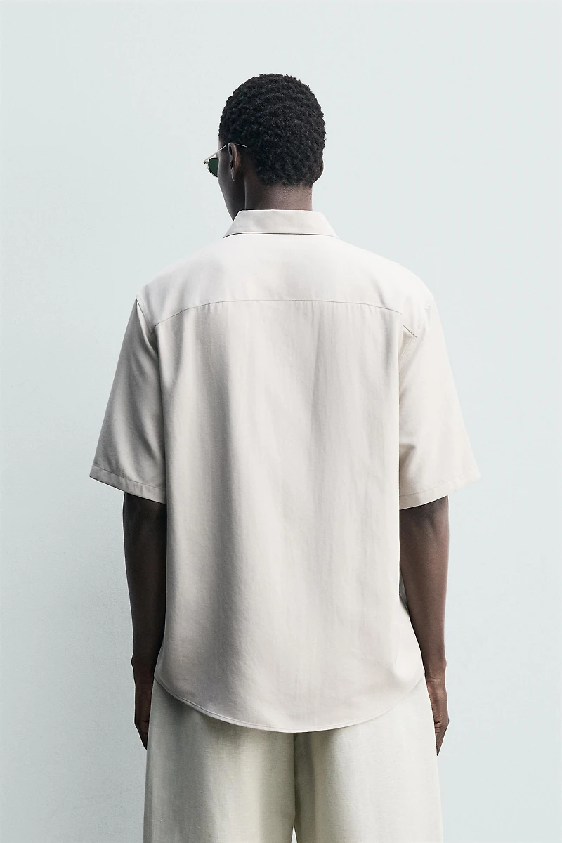 FLUID RELAXED FIT POCKET SHIRT