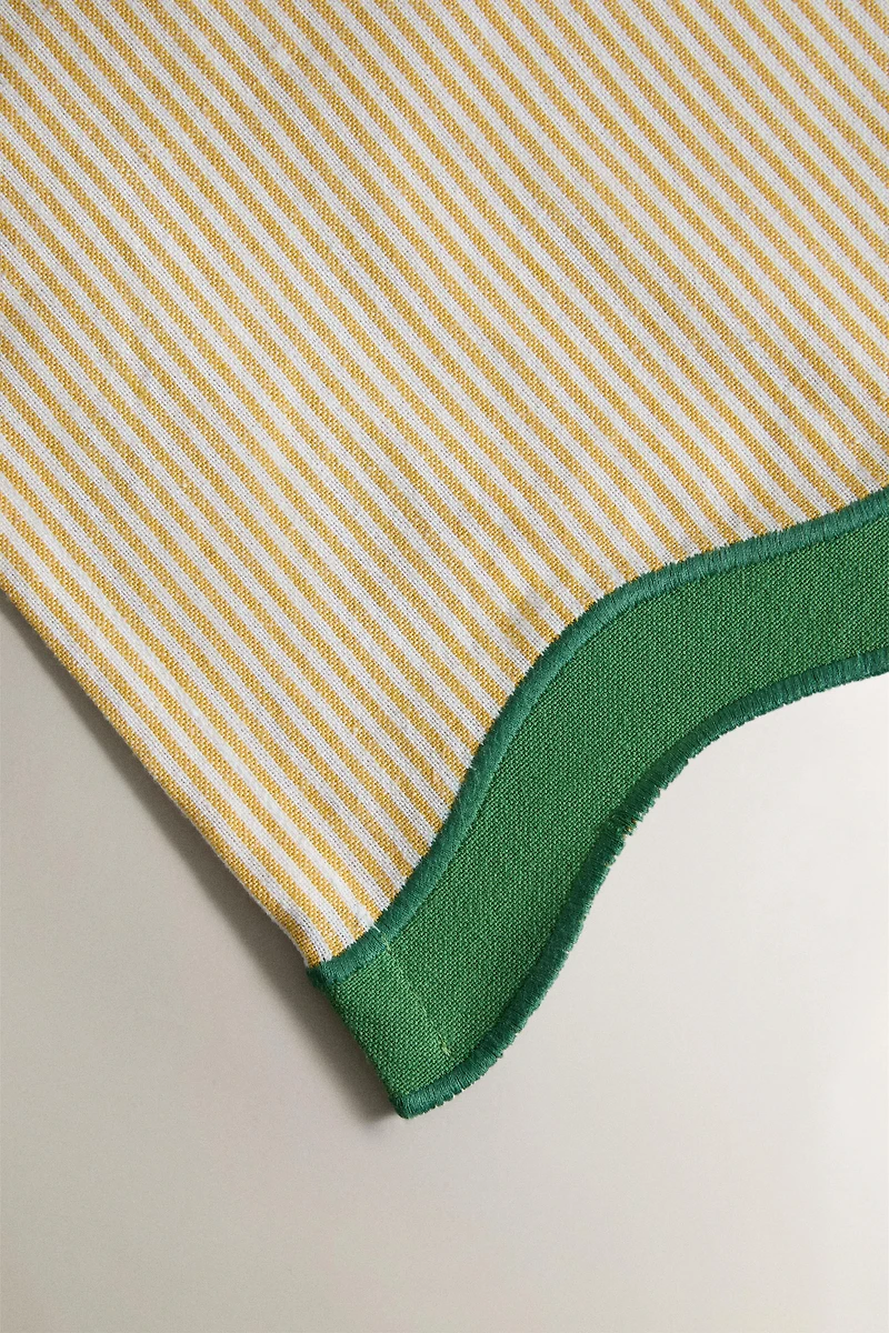 YARN-DYED COTTON TABLECLOTH