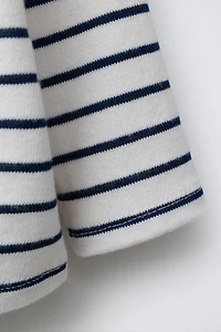 STRIPED TERRY TIGER PATCH T-SHIRT