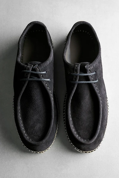 Chaussure jute ganse croûte de cuir