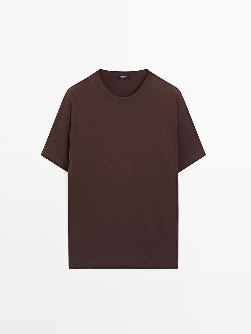 T-shirt à manches courtes en coton mélang