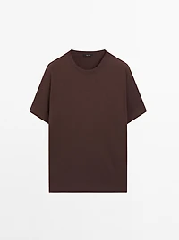 T-shirt à manches courtes en coton mélang