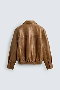 LEATHER POCKET JACKET