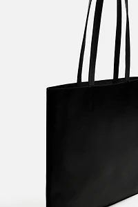 LEATHER SHOPPER BAG