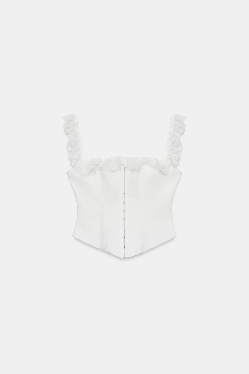 LACE CORSET TOP