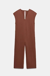 HEAVY COTTON LONG JUMPSUIT