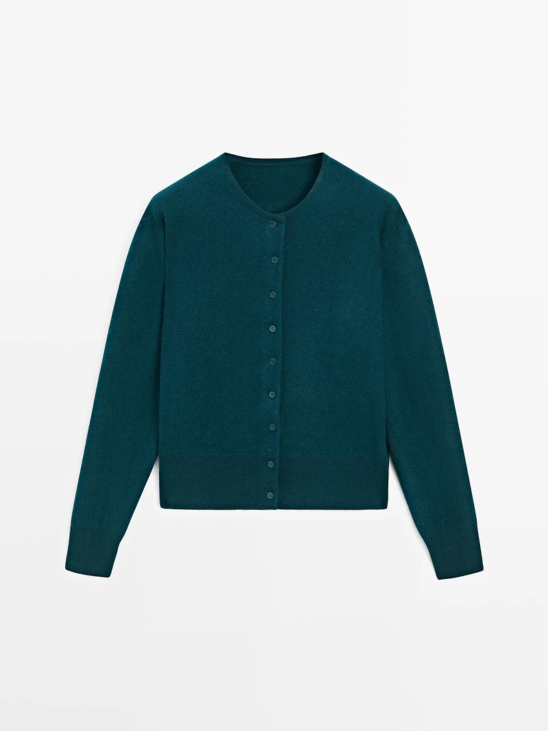 Cardigan en laine mélangée