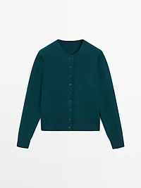 Cardigan en laine mélangée