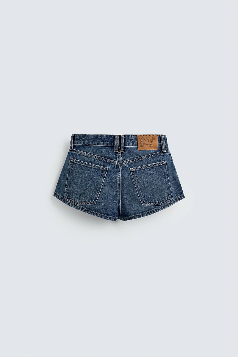 MINI DENIM SHORTS HARRY LAMBERT FOR ZARA X DISNEY