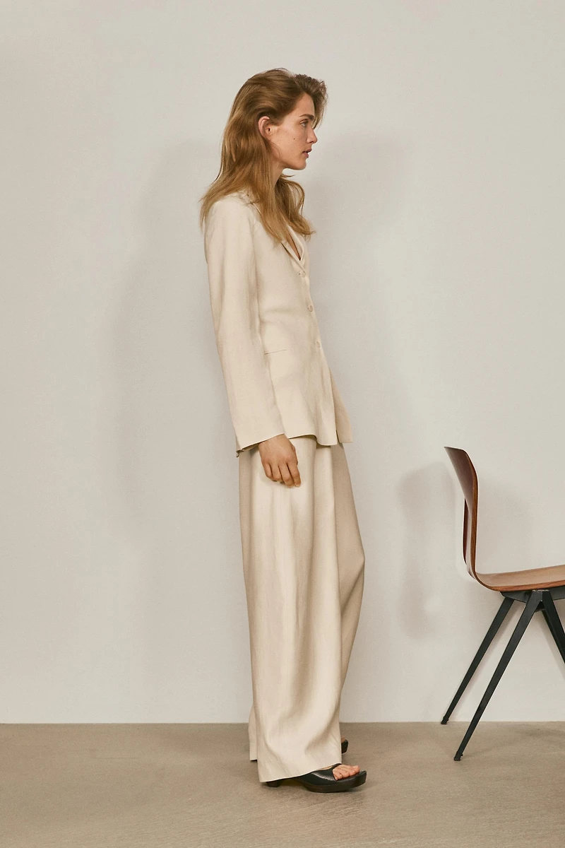 Flowing blazer with lapel detail - LIMITED EDITION