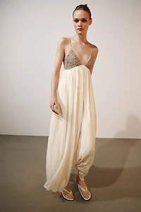 ZW COLLECTION BEADED MIDI DRESS