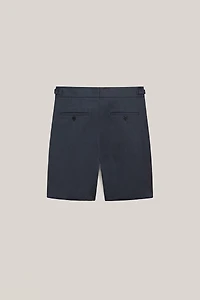 Total look darted linen Bermuda shorts - LIMITED EDITION