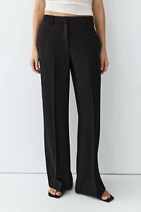 Flowing straight-leg pants