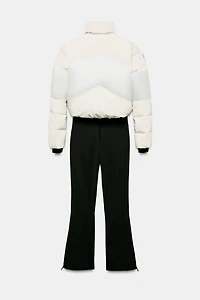 COMBINED PUFFER WATER RESISTANT WINDPROOF RECCO® TECHNOLOGY SKI COLLECTION OVERALLS