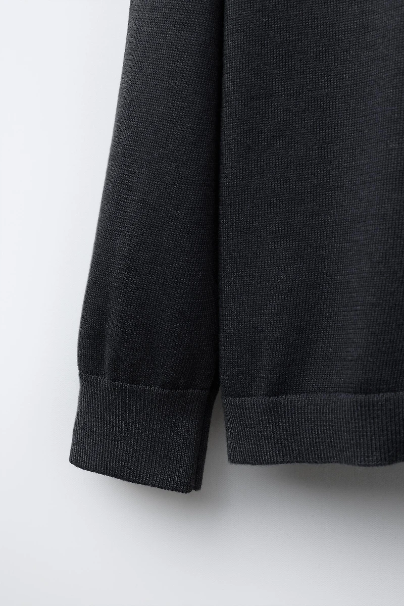 PULL COL CHEMINÉE EN MAILLE FINE