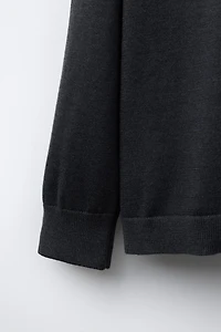 PULL COL CHEMINÉE EN MAILLE FINE