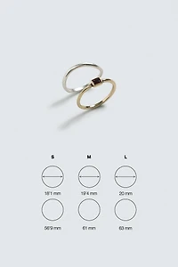 COMBINED METAL RINGS PACK OF 2