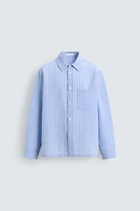 WRINKLED STRIPED SHIRT