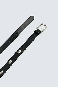 LIMITED EDITION STUDDED LEATHER BELT