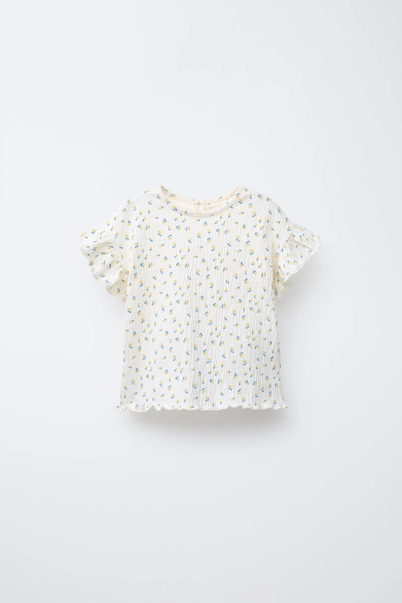 FLORAL PRINT T-SHIRT