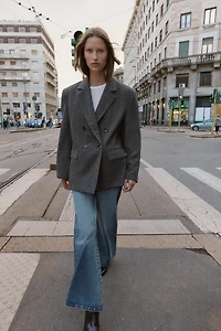 OVERSIZED DOUBLE BREASTED BLAZER