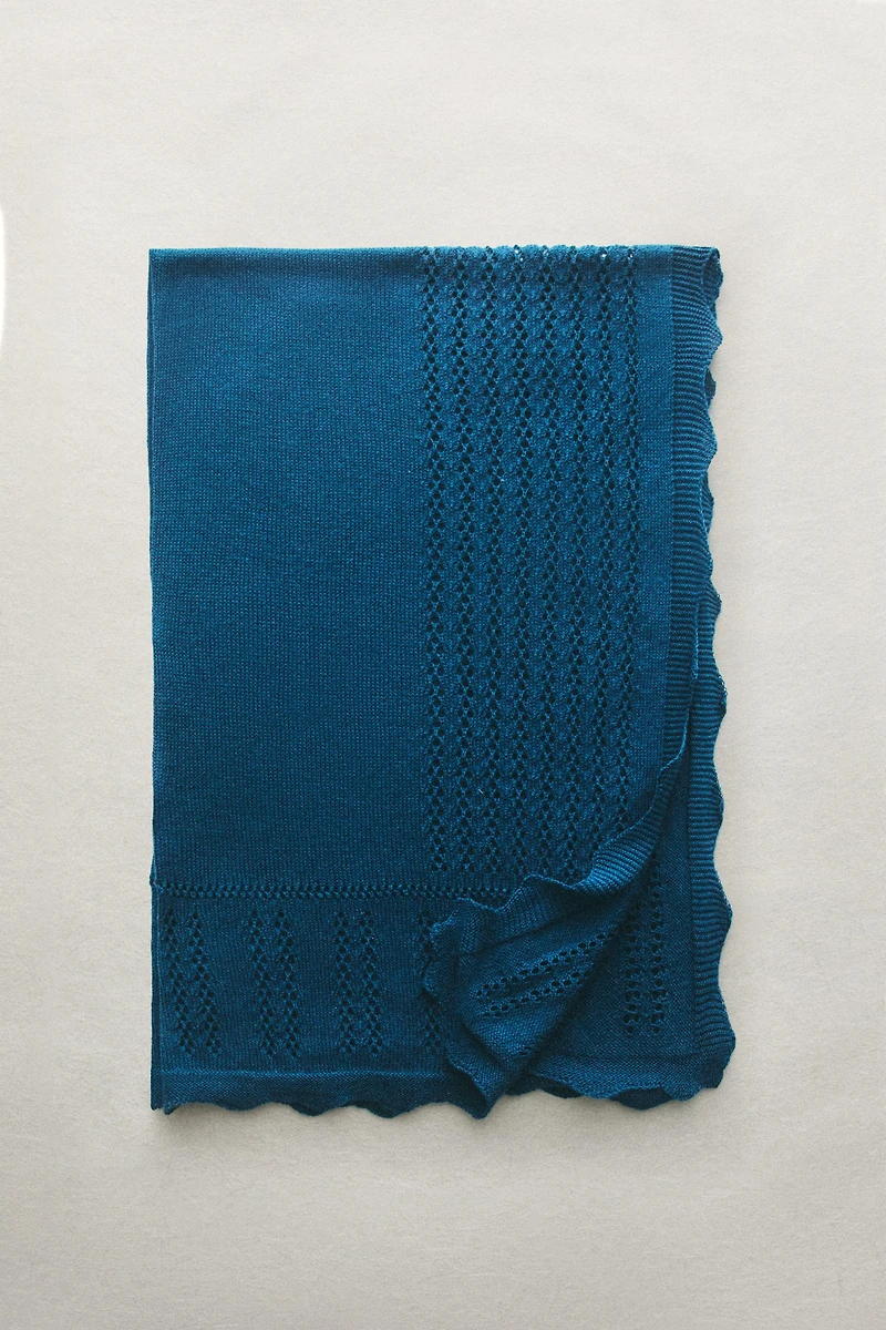 COUVERTURE BÉBÉ MAILLE