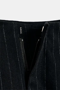 PINSTRIPE PLEATED JOGGER PANTS