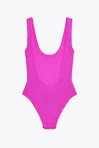 TEXTURED SWIMSUIT