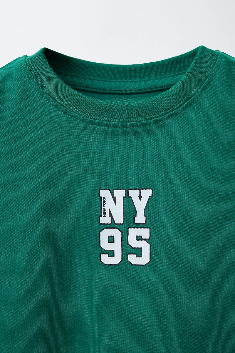 JOGGING TEXT T-SHIRT