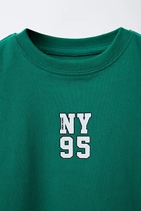 JOGGING TEXT T-SHIRT