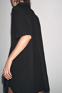 ZW COLLECTION POPLIN SHORT DRESS