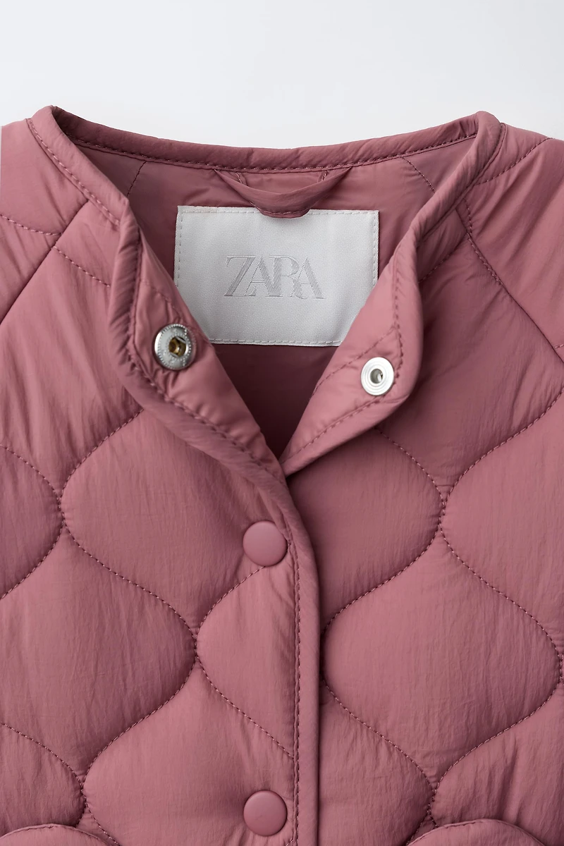 HEART POCKET QUILTED JACKET